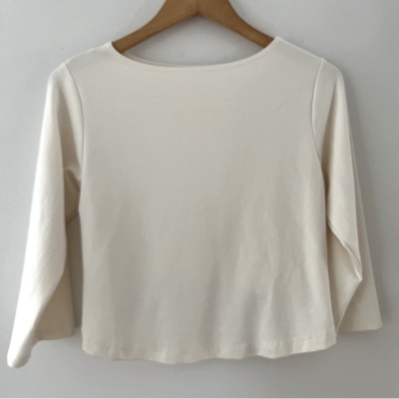 PARIDAEZ Women’s Original IBIS 2 in 1 Top 3/4 Sleeves Cream XS/ S - Picture 2 of 16